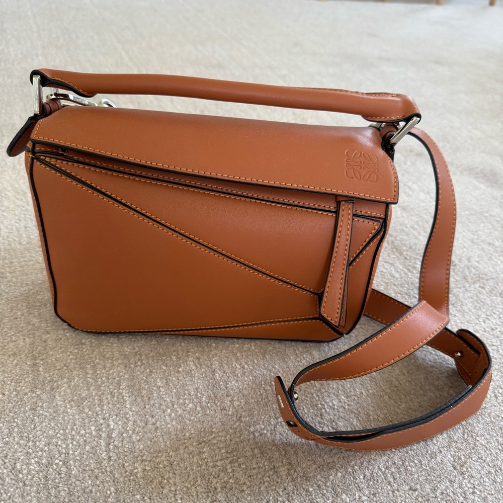Small Puzzle Bag Tan